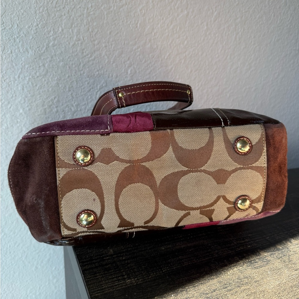 Coach Patchwork Holiday Tote Bag - image 7